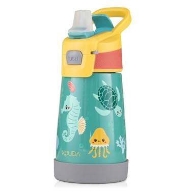 Imagem de Garrafa Térmica Kouda Oka Kids Verde Fundo do Mar - 350ml