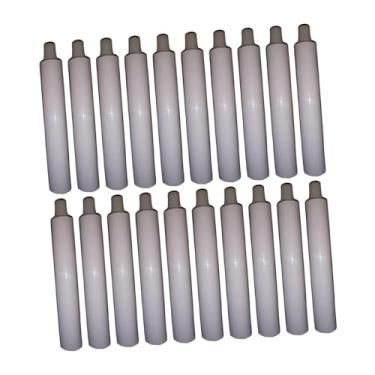 Imagem de Fenteer Tubos de tinta de alumínio vazios, recipiente recarregável, portátil, compacto, multifuncional, embalagem, frascos de amostra para pigmentos de, 20 Unidades de 20ml