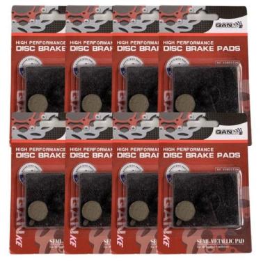 Imagem de Pares Pastilha De Freio Disco Bike Alta Performance Qanke, 8 PARES