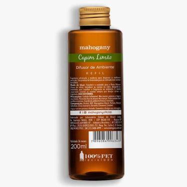 Imagem de Difusor de Ambiente Capim Limão Refil 200ml - Mahogany