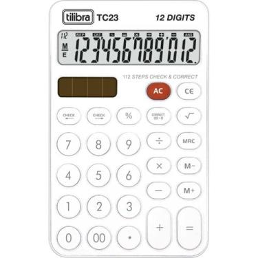 Imagem de Calculadora de Mesa TC23 Branca - Tilibra, Único