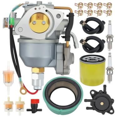 Imagem de Carburador 24-853-102-S adequado para Kohler CV730 CV740 25 e 27 HP carburador de motor para Cub Cadet GT1554 LT1050 SLT1554 com substituição de filtro de ar e óleo 24853102S