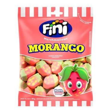 Imagem de Marshmallows de Morango Fini 80g