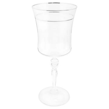 Imagem de Taça Água Suco 300Ml Grace Cristal Friso Platino Luxo