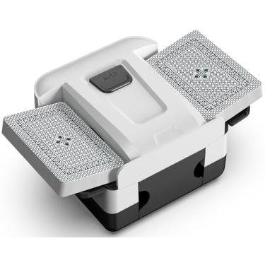 Imagem de FarmNix Baralhador automático de cartas, embaralhador de cartas recarregável para 1-2 baralhos, máquina de embaralhar portátil ideal para jogos de cartas, perfeito para noites de jogos em casa