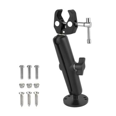 Imagem de Beigaoxu Suporte de montagem estabilizador de motor de pesca para Riptide Terrova/Minn kota Terrova/Ulterra, grampos semelhantes a garras de caranguejo podem segurar firmemente, faixa de ajuste de 360