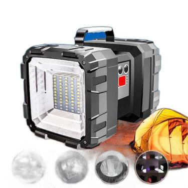 Imagem de Lanterna Recarregável Mini Led Multifuncional Tática Potente - Bellato