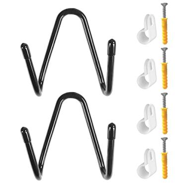 Imagem de Gancho de Parede para Skateboard Display Suporte Flexível Garagem Organizador Multifuncional Economizador Espaço Porta-Ferramentas Auxiliar Organizado