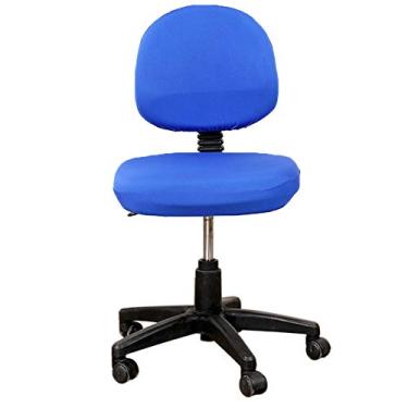 Imagem de Estink Capa de Cadeira Elástica 2 Unidades, Capas Universais Macias e Laváveis para Sala de Jantar, Sala de Estar e Escritório Com Material Antirrugas (BLUE)