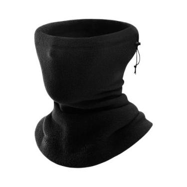 Imagem de Cachecol Unissex Corta-Vento De Lã Polar Para Motocicleta, Quente, Com