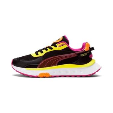 Imagem de PUMA Wild Rider Clights Puma Black/Beetroot Purple/Navy Grey Yellow 8 B (M)