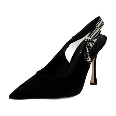 Imagem de Steve Madden Sapato feminino Bri Pump, Camurça preta, 38