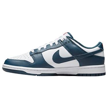 Imagem de Nike Tênis masculino retrô Dunk Low, Valeriana azul/branco, 45