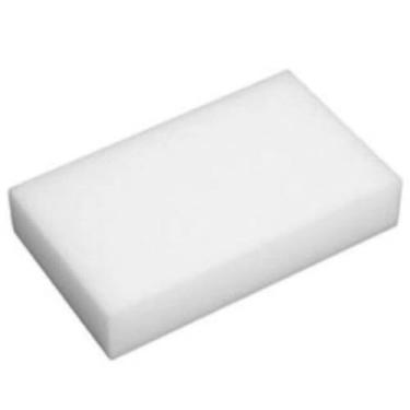 Imagem de Kit 20x Esponja Mágica de Melamina Tira Manchas Riscos Multiuso Branca(10 Unidades)