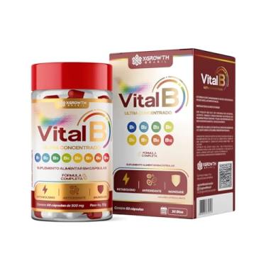 Imagem de Complexo B Ultra Concentrado, Vital B® 60 Cápsulas XGROWT BRASIL®