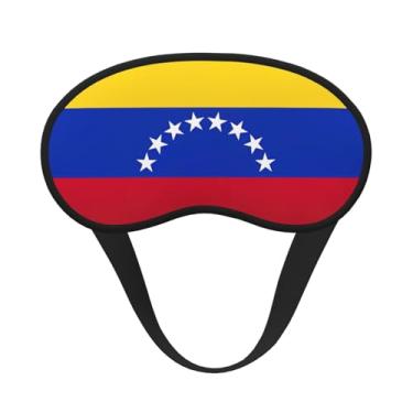 Imagem de Máscara de dormir blackout com estampa bandeira da Venezuela, máscara para os olhos, leve, macia, para dormir, meditação, viagem, ioga