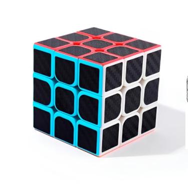 Imagem de Cubo Mágico 3x3x3 Profissional, Plástico Resistente, 5.6x5.6x5.6cm, Speedcubing