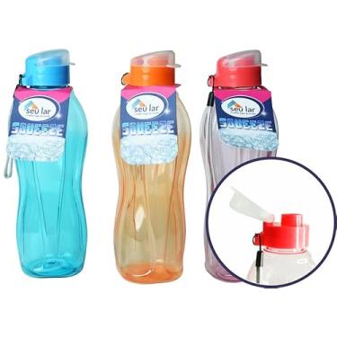 Imagem de SQUEEZE DE PLÁSTICO 600ML SEU LAR
