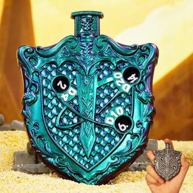 Imagem de Roulette Dice V3.0: The Final TTRPG Spinning Dice Upgrade for Role Playing Dice DND Dice Sets Balanced and Fair Made from Zinc Alloy