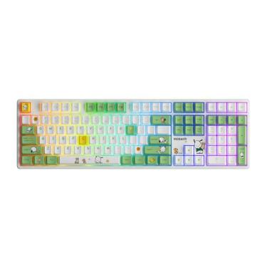 Imagem de Teclado Mecânico Pochacco Akko 5108B verde, Switch Akko Cream Blue Pro Marca: Akko