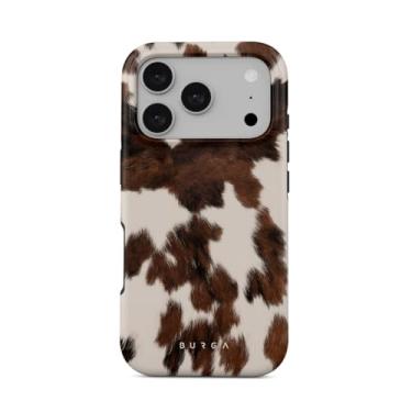 Imagem de BURGA Capa de telefone para iPhone 17 Pro - bonita, moderna, estética, padrão de designer, capa de telefone 17Pro, proteção rígida - serve para Apple iPhone 17 Pro capa para mulheres e homens