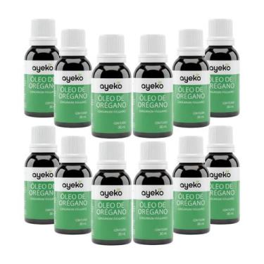 Imagem de 12X Óleo Vegetal De Orégano 100% Puro E Natural Prensado a Frio 30ml A