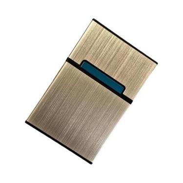 Imagem de Estojo De Cigarros De Alumínio À Prova d'Água, Caixa De Metal Portátil