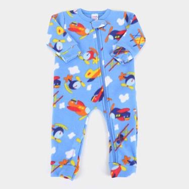 Imagem de Macacão Pijama Bebê Candy Kids Soft Fleece-Masculino