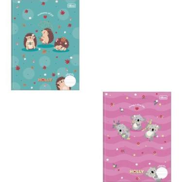 Imagem de Caderno de Caligrafia Brochura Capa Dura HOLLY 40 Folhas Vertical (pac