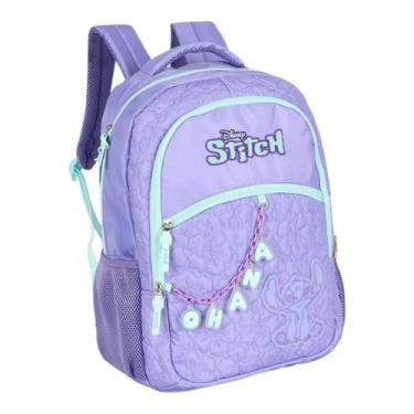 Imagem de Mochila De Costas Escolar Meninas Stitch Up4You, Roxo