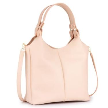 Imagem de Bolsa Feminina Grande Luxo De Ombro e Transversal (SACOLA BEGE)