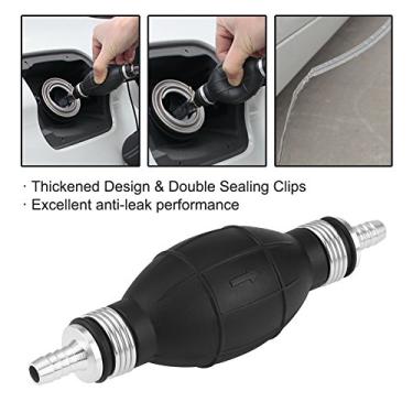 Imagem de Generic Bomba Manual de Transferência de Combustível de Borracha Com Clipes de Metal Duráveis ​​para Abastecimento de de Barco Marinho, Opções de 6 Mm a 12 Mm, Resistente a óleo, Design (12mm)