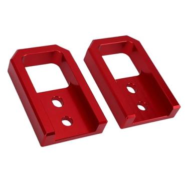 Imagem de Fabater 2 Ganchos de Reboque, Ganchos de Reboque Dianteiros de Liga de Alumínio T6061 Com Fixação de Alça de Recuperação Segura, para Tacoma 2024-2026 e Outros Veículos Off-road