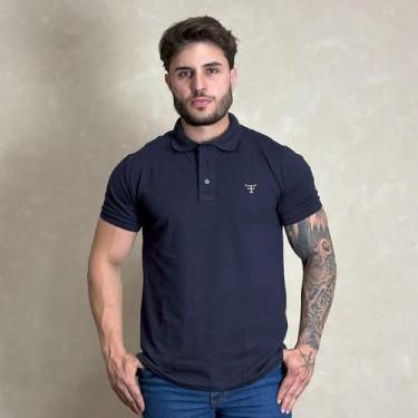 Imagem de Camiseta Texas Farm Polo Masculina Original Azul Marinho, G