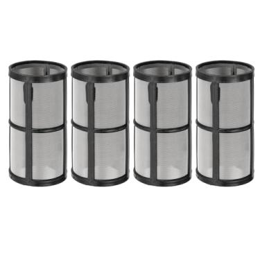 Imagem de Generic Filtro de substituição em linha com 80 malhas, 2 pares de acessórios de tela de filtro de aço inoxidável para mangueira de jardim, bomba de água e lavadora de pressão