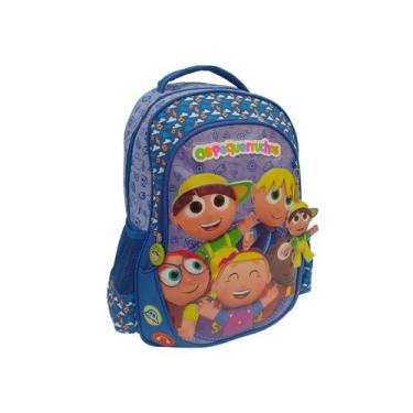 Imagem de Mochila costas infantil escolar os pequerruchos - Sanya, Azul