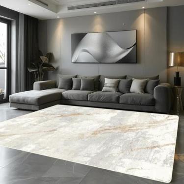 Imagem de Tapete decorativo para sala de estar, lavável, abstrato, grande, para quarto, cabeceira, tapete para corredor, sofá (200x250cm 78,7x98in2/Flanela-4)