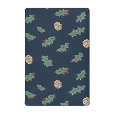 Imagem de Wassud Lençóis de berço respirável para meninos e meninas, lençol com elástico neutro 71 x 132 cm