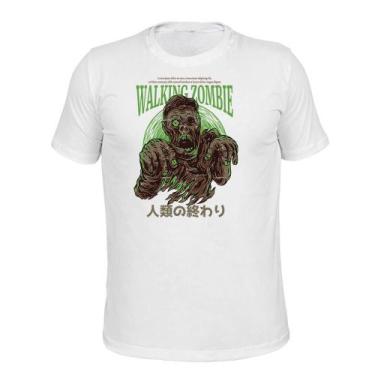 Imagem de Camiseta Plus Size Várias Cores Malha 30.1 Walking, Branco, G3