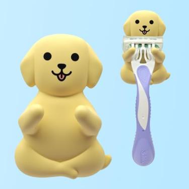 Imagem de Labrador Suporte de lâmina de silicone à prova d'água, para banheiro, cozinha, sala de estar, escritório, toalhas, tampões de barbear, suporte de navalha de animais para mulheres, presentes engraçados