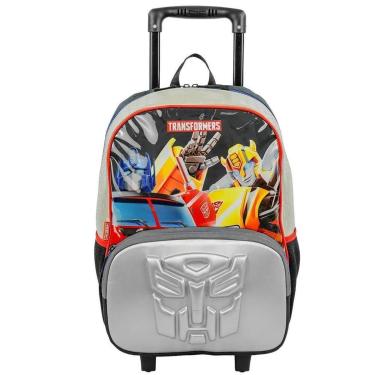 Imagem de Mochila Sestini Com Rodinhas Escolar Transformers X Autobots-Unissex