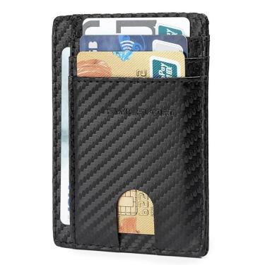 Imagem de Carteira Pequena Masculina Lisa Porta Cartão Cédulas Slim-Masculino