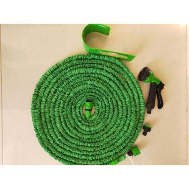 Imagem de Mangueira de água Extensivel 30m Retratil 8 Jatos - Lins, verde