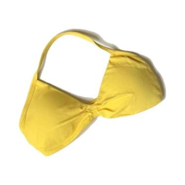 Imagem de Top Esportivo Feminino Acolchoado Com Costas Abertas, Tipo Halter, Par