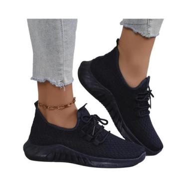 Imagem de Tênis Casuais Femininos De Verão Respiráveis Em Malha, Sapatos Vulcani