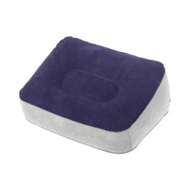 Imagem de Almofada Inflável De PVC Para Apoio De Pés Para Viagem, Escritório E C