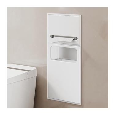 Imagem de Nicho de chuveiro de aço inoxidável - Organizador de alcova à prova d'água para xampu, artigos de higiene e papel higiênico - Solução de armazenamento versátil para prateleiras de casa, banheiro