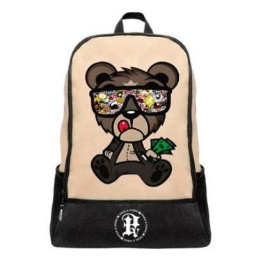 Imagem de Mochila Escolar Pega a Visão Urso Money Masculina-Masculino