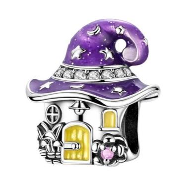 Imagem de Pingentes De Raposa Prateada, Coelho, Rosa, Robô, Castelo E Príncipe P