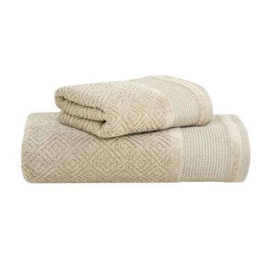 Imagem de Kit Jogo de Toalhas Buddemeyer 2 Peças Banho e Rosto Kyoto 100% Algodã